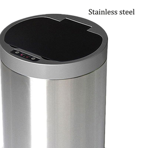 Smart <b>Sensor</b> 12L Metal Standing Trash <b>Bin</b> with Damper Eco-friendly and with Lid for Kitchen and Bathroom - Product Image 3