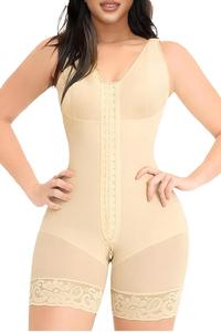 Open Crotch Full Body Slimming <strong>Shapewear</strong> <strong>Bodysuits</strong> <strong>Women</strong> Sleeveless Tummy Control Butt Lifer Enhancer Plus Size Body Shaper - Product Image 2
