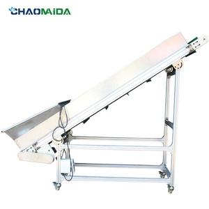 Transportador automático de subida de pendientes con cinta lateral de protección, transportador de tolva para lindas pendientes, línea de montaje - Product Image 2