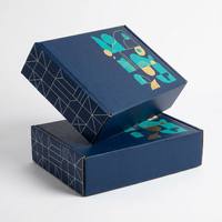 Boîte d'expédition en carton auto-scellante de haute qualité et durable, avec logo personnalisé imprimé en couleur, boîte d'expédition en gros, prix d'usine
