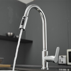 Grifo de Cocina Moderno de Latón con Rociador Extraíble, Monomando, Filtro de Purificación de Agua, 3 Vías, Modelo AT9718 - Product Image 2
