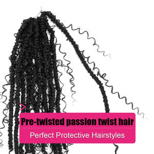 Extensiones de Cabello Sintético Rizado en Espiral para Trenzas, Cabello Sintético Rizado para Tejer - Product Image 3