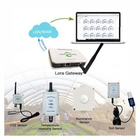 Sonde de sol 8-en-1 sans fil LoRa pour la mesure de l'humidité, du NPK, de l'EC, de la salinité, du pH et de la température – Capteur agricole multiparamètres