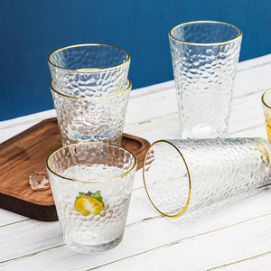 Juego de tazas de agua transparentes de cristal Phnom Penh de estilo japonés, martillo de leche doméstico, <span class=keywords><strong>vino</strong></span> al por mayor - Product Image 4