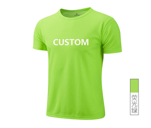 Wholesale Custom Cheap Promotional Polyester Mesh Sports Quality Quick Dry Classic T-shirt for Election and Marathon
