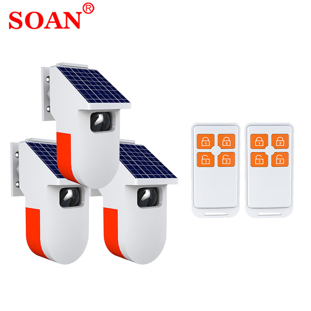 Driveway Alarm System with PIR Sensor and radar Detector Security System for Yard Loudly Chime Dual Motion Detector