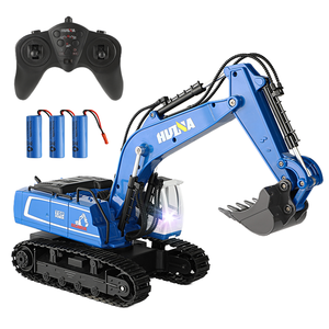 <span class=keywords><strong>Mini</strong></span>-excavatrice RC HUINA 1558 2.4G 11 canaux, véhicule d'ingénierie <span class=keywords><strong>radiocommandé</strong></span>, tracteur jouet - Product Image 1