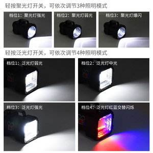 Linterna LED Recargable Portátil Tg-Tz017 de 4800 mAh de Alta Luminosidad para Uso en el Hogar y al Aire Libre - Product Image 5