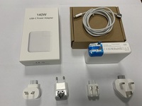 Chargeur GaN 140W 5.2V/3A 9V/3A 15V/5A 20.5V/5A 28V/5A – Adaptateur universel le plus populaire pour ordinateur portable avec 3 câbles d'alimentation