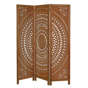 Paravento Divisorio Pieghevole Economico a 3 Pannelli in Legno Intagliato <span class=keywords><strong>per</strong></span> Soggiorno e Camera <span class=keywords><strong>da</strong></span> <span class=keywords><strong>Letto</strong></span> - Product Image 4