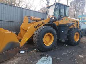 SDLG L956F Used Wheel Loader 2018 7 Ton Rated Front Loader Yellow Heavy Duty Earthmoving Machine Cummins Engine Denison Pump - Product Image 4