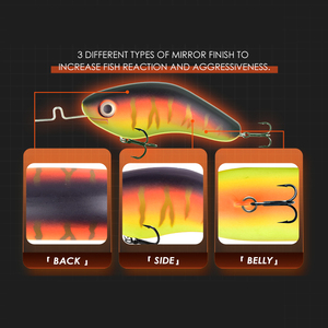 Leurres durs ABS, leurres crankbait, leurres minnow, leurres nageurs pour la pêche en eau salée, pour le poisson-chat, le <span class=keywords><strong>maquereau</strong></span>, le bar, et la pêche en bateau en mer - Product Image 2