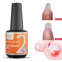 Menghe Kit de Pédicure pour Ongles Incarnés, Gel UV 3-en-1 Sans HEMA et Sans TPO, Vernis à Ongles Non Toxique 7ml 15ml, Gel Dur Anti-gravité