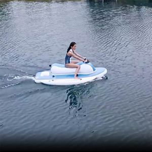 Nouveau design Bateau à moteur gonflable motorisé <span class=keywords><strong>Jet</strong></span> Float pour l'équipement de jeux d'eau - Product Image 1