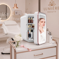 Mini-réfrigérateur compact portable en plastique, ultra-silencieux, économe en énergie, capacité de 6 L, pour voiture, maison, hôtel, prise en charge de la langue française