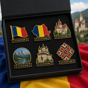 Set <span class=keywords><strong>de</strong></span> Regalo <span class=keywords><strong>de</strong></span> Pin Esmaltado Personalizado con Símbolo <span class=keywords><strong>de</strong></span> Rumanía, Pin <span class=keywords><strong>de</strong></span> Solapa <span class=keywords><strong>de</strong></span> <span class=keywords><strong>Castillo</strong></span> Medieval <span class=keywords><strong>de</strong></span> los Cárpatos, Souvenir Turístico, Insignia <span class=keywords><strong>de</strong></span> <span class=keywords><strong>Castillo</strong></span>, Venta al por Mayor - Product Image 1