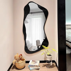 Specchio da Parete a Figura Intera Moderno e Lussuoso per <span class=keywords><strong>Ingresso</strong></span>, Design Irregolare in Stile Art Déco - Product Image 2