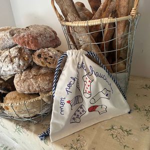Wholesale Personalized Reusable Dust Proof 100% Cotton Muslin <b>Drawstring</b> <b>Bag</b> with Custom Size and Color - Product Image 2