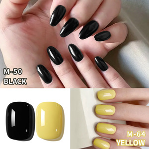 XEIJAYI Long Lasting UV Gel Nail <strong>Polish</strong> <strong>Black</strong> and Yellow Soak-off Nail Art Painting - Product Image 3
