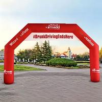 Arco Inflable Personalizado, Impermeable, para Carreras, Eventos Deportivos al Aire Libre, Hermético, Estable, Publicitario
