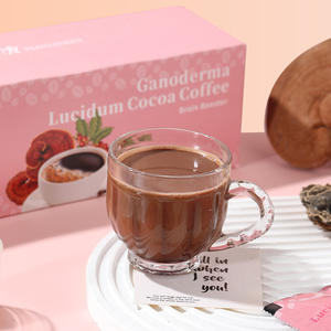 Café Instantáneo Orgánico <span class=keywords><strong>con</strong></span> Chocolate, Cacao, <span class=keywords><strong>Ganoderma</strong></span> <span class=keywords><strong>Lucidum</strong></span> y Hericium Erinaceus para Mejorar la Inmunidad y la Energía, 21g*15 Sobres - Product Image 4