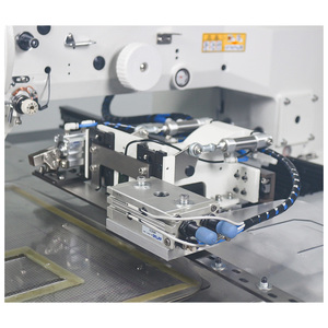 Máquina de coser automática de una aguja con puntada de seguridad computarizada de cama plana para parches, bolsillos y camisetas - Product Image 4