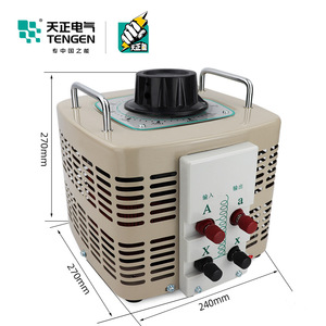 เครื่องปรับแรงดันไฟฟ้าเท็นเก้น 5kVA เฟสเดียว 220V ปรับแรงดันขาออกได้ 0-250V/300V แบบออโต้ทรานส์ฟอร์เมอร์ - Product Image 1