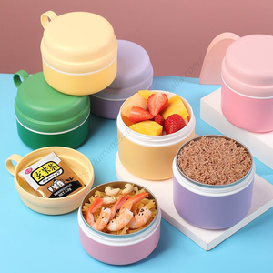 Lonchera Bento de Acero Inoxidable Syh1073 al por Mayor, Apta para Microondas, para Recién Nacidos y Estudiantes, Envase para Alimentos - Product Image 1