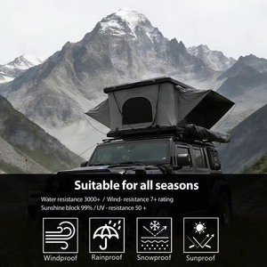 Carpa de techo para coche, tipo rígido, apertura automática, extendida, una habitación, cuatro estaciones, tela Oxford, poliéster, doble capa - Product Image 4