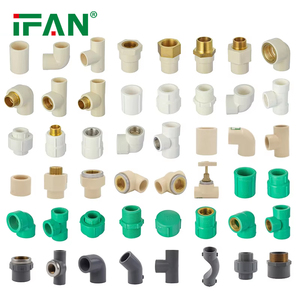 Phụ kiện ống CPVC IFAN mọi kích cỡ ASTM2846 SCH40 BST GB ren ren, phụ kiện ống UPVC, mẫu miễn phí, phụ kiện ống nước PVC - Product Image 1