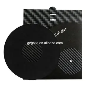 Extremely Upscale Carbon Fiber Vinyl Record Slipmats Turntable Player