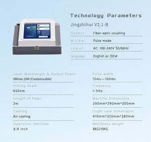 Máquina de Láser de Diodo de 980nm para Eliminación de Venas Varicosas, Eliminación de Arañas Vasculares, Terapia para Hongos en las Uñas - Product Image 6