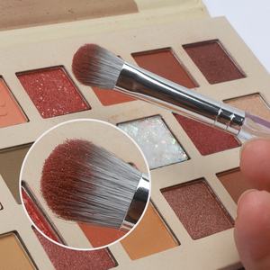 Ensemble de pinceaux de maquillage professionnels, <span class=keywords><strong>Transparent</strong></span>, 9 visages, poignée en cristal, paillettes synthétiques transparentes, luxe Vegan Bling - Product Image 4