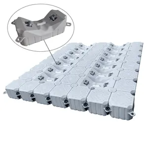 Plastic Floating Jet Ski Dry Dock Cubes with Rollers Boat Lift Pontoon