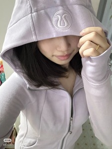 Lulu Original Breathable for for Hoodie Full-zip Hooded <strong>Yoga</strong> Shirt Slim-fit Casual Top <strong>Jacket</strong> - Product Image 5