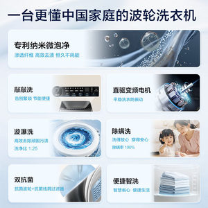 Fully Automatic 10kg <b>Top</b> <b>Load</b> <b>Washing</b> <b>Machine</b> Direct Drive Large Capacity For Dormitories And Rental Apartments Washer With De - Product Image 5
