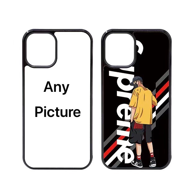 Wholesale 3d 2d Sublimation Aluminum Phone Cover for iPhone 14 13 12 11 Pro Max Custom Blank Sublimation Phone Cases