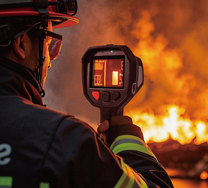 Caméra thermique de lutte contre l'incendie LSJ F1200 384x288 Écran LCD TFT 3,5 pouces Sensibilité 30mK Résistance 260 CE ISO IP67 8 - Product Image 1