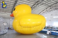 Canard gonflable hermétique jaune canard gonflable scellé à l'air pour la publicité extérieure