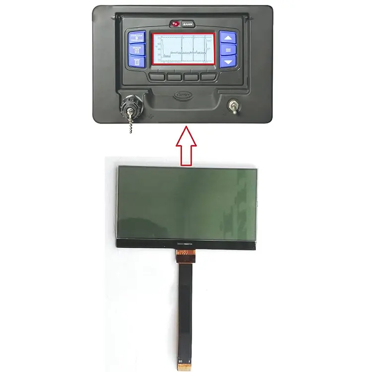 Trp LCD hiển thị thay thế cho tàu sân bay APX điều khiển 76-50248-00 - AM / SDGG240128-1 / 3C. fpc.01036-03