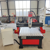 Routeur CNC 4 axes / Graveur rotatif 3D à vide à broche unique pour la sculpture sur bois, pierre, figurines, ornements et reliefs