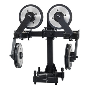 Polea de Alambre de Diamante de 200 mm de Diámetro, Soporte de un Solo Lado, Modelo Universal, Guía de Alambre Doble Ajustable, Rueda Direccional de Tipo Abierto - Product Image 4