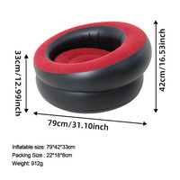 Baby Love – Fauteuil de Plage Piscine Gonflable Air, Canapé Lounge pour Salon
