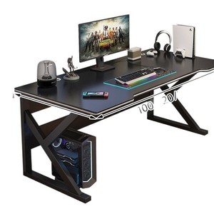 Z Shape Gaming Desk Artificial Board <b>Study</b> <b>Table</b> With Detachable Design For Home Office Use - Product Image 5