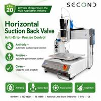 Distributeur de colle de bureau pneumatique intelligent à 3 axes certifié CE avec soupape de refoulement horizontale et système de cartouche