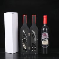Ensemble d'ouvre-bouteille d'accessoires de vin en acier inoxydable respectueux de l'environnement transfrontalier tire-bouchon multifonctionnel verseur grande bouteille de vin
