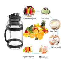 Best Verkopende 2l Grote Capaciteit Usb Elektrische Sport Fruit Blender Draagbare Sap Mini Blender Outdoor Proteïne Shaker Blender
