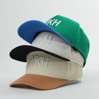 Hoge kwaliteit op maat gemaakte 5-panel baseballcap met volledige 3D-borduring, verstelbare maat, gemaakt van katoen en polyester voor heren