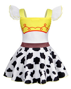 Venta al por mayor manga con volantes Toy Story Halloween carnaval Cosplay Buzz Light Year princesa vestido niña TV y película disfraces de princesa - Product Image 3