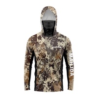 Vêtements de pêche performants Protection UV Respirant Camouflage Chemises de pêche et de chasse avec trous d'aération Vêtements de pêche